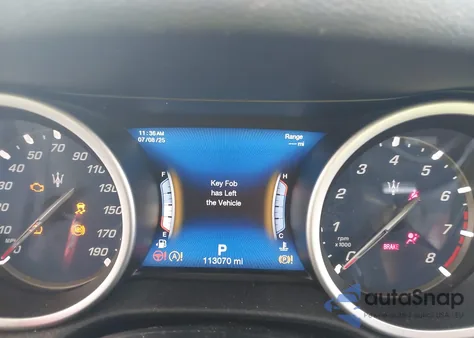 2018 Maserati Ghibli из США, поврежденный, VIN ZAM57XSA0J1268652